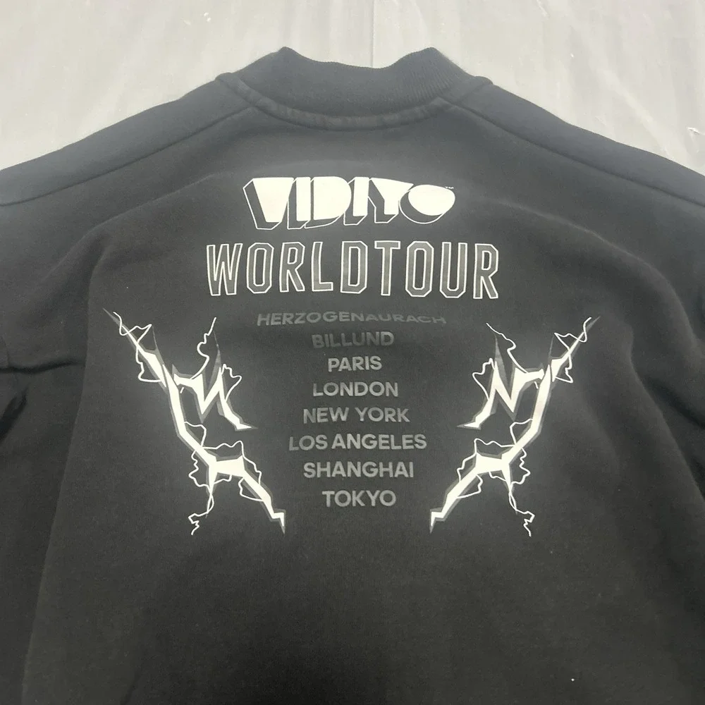 Adidas x Lego Youth Size L Vidiyo Bomber Jacket World Tour Black H65317